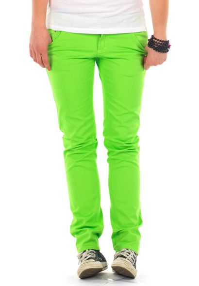 neon green pants Neon Scene, Neon Color Dress, Neon Jeans, Casual Pieces, Green Neon, Scene Emo, Scene Kids, Green Jeans, Printed Jeans