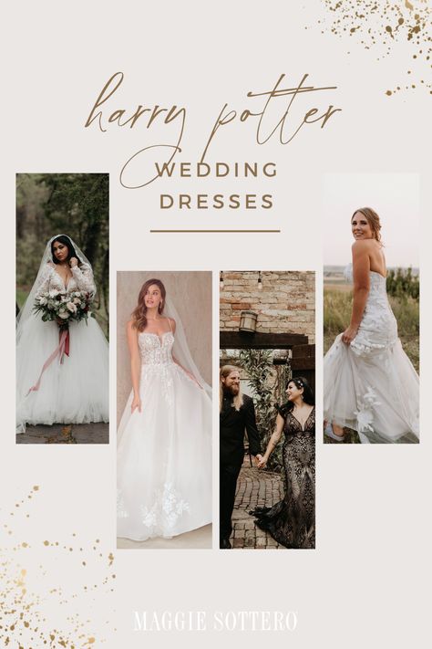 Harry Potter Inspired Wedding Dress, Harry Potter Wedding Dresses, Harry Potter Wedding Dress, Inspired Wedding Dress, Harry Potter Wedding, Tulle Veils, House Clothes, Theme Dress, Bridal Shower Dress