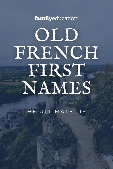 Old French first names make beautiful baby names. Get your baby name inspiration right here! #Frenchnames #babynames #girlnames #boynames French Family Names, French Names Aesthetic, French Names With Meaning, French Last Names For Characters, French Names Male, Old French Names, French Names And Meanings, French Names Female, France Name