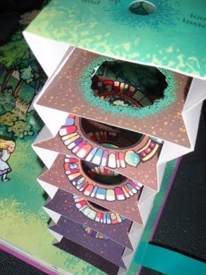 alice in wonderland pop up book - Google Search Alice In Wonderland Pop Up Book, Pop Up Book Design, Pop Up Book Ideas, Tunnel Books, Arte Pop Up, Tunnel Book, Paper Art Sculpture, Accordion Book, Pop Up Art