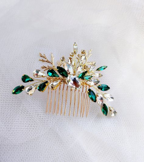 This Wedding Decorative Combs item by FloweyArt has 194 favorites from Etsy shoppers. Ships from Ukraine. Listed on 26 Jun, 2023 Prom Headpiece, Emerald Hair, Navy Blue Hair, Prom Garters, Emerald Green And Gold, Prom Hair Accessories, Hair Comb Clips, Gold Hair Comb, Hair Comb Bridal