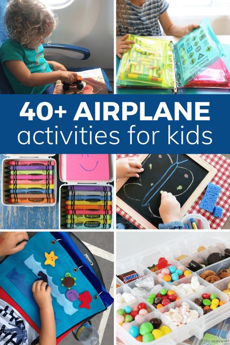 Simple Airplane Activities for Toddlers - Toddler Approved Kids Airplane Activities, Toddler Airplane Activities, Toddler Travel Activities, Kids Travel Activities, Airplane Activities, Airplane Kids, Road Trip Activities, Flying With Kids, Airplane Toys