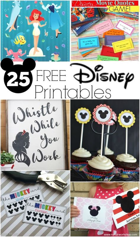 Disney Girls Room, Disney Printables Free, 21st Birthday Diy, Disney Themed Classroom, Disney Activities, 3d Templates, Diy Wedding Planner, Disney Classroom, Disney Printables