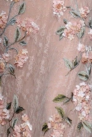 like being able to see the separate lace layer  with extra embroidery and beading on top Linens And Lace, Rock Chic, Ribbon Work, Embroidery Fabric, Everything Pink, Antique Lace, Vintage Embroidery, Lace Embroidery, Ribbon Embroidery