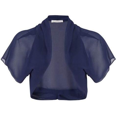 Jacques Vert Chiffon Shrug , Navy (3.210 RUB) via Polyvore featuring outerwear, navy, short sleeve shrug cardigan, plus size navy blue shrug, shrug cardigan, cropped shrug и navy shrug Short Shrug, Chiffon Shrug, Blue Shrug, Cardigan Shrug, Cape Fashion, Bolero Top, Chiffon Cardigan, Cardigan Plus Size, Fashion Cover