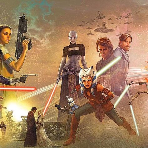 Star Wars Celebration 2019 Chicago Full Mural by Jason Palmer ...minus the #episodeix section Star Wars Clones, Rogue One Star Wars, Star Wars Wall Art, Arte Nerd, Star Wars Character, Old Republic, Star Wars The Clone Wars, Star Wars Celebration, The Clone Wars