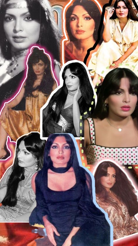 style icon of 80s Bollywood 80s Bollywood, 70s Bollywood, Parveen Babi, Disco Theme, Retro Bollywood, Bollywood Fashion, Style Icon