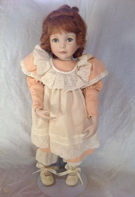 Dianna Effner Dolls, Peaches And Cream, Ashton Drake, Peaches Cream, Peaches N Cream, Porcelain Doll, New Dolls, Porcelain Dolls, Doll Making