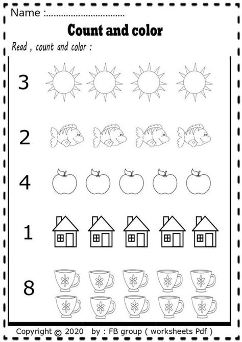 Color Worksheet, Free Printable Alphabet Worksheets, Shape Worksheets For Preschool, Math Coloring Worksheets, Cursive Writing Worksheets, Counting Worksheets, Free Preschool Worksheets, Numbers Kindergarten, Shapes Worksheets