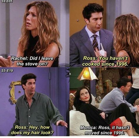 Chandler Joey, Monica Chandler, Friends Tv Quotes, Friends Best Moments, Friends Scenes, Friend Jokes, Friends Episodes, 9gag Funny, Friends Cast