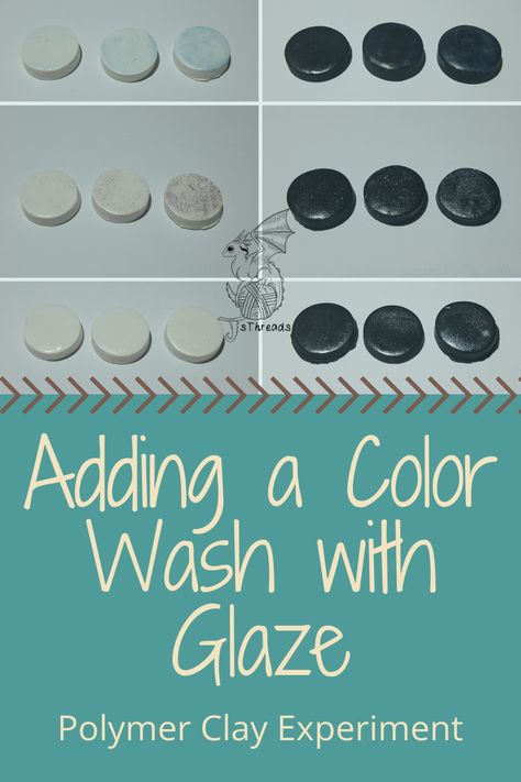 Adding a color wash with glaze: A polymer clay experiment Glazing Polymer Clay, Clay Activity, Color Dust, Pearl Ex, How To Make Clay, Modeling Clay, Printmaking Art, Pastel Watercolor, Illuminated Letters