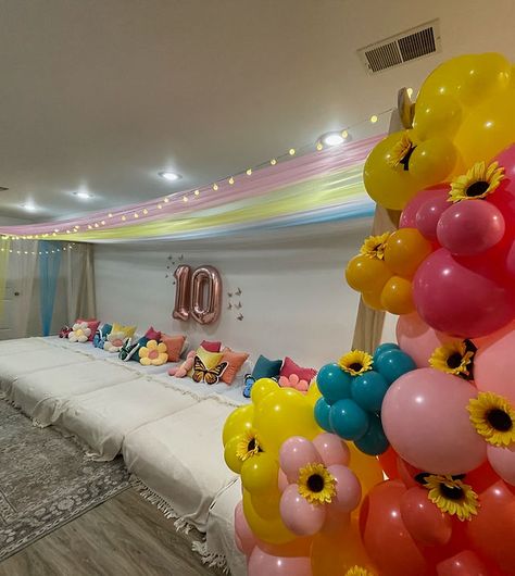 Themes | 40 Winks Sleepovers & Events Air Mattress Sleepover Ideas, Diy Slumber Party Ideas, Sleepover Birthday Party Ideas For Kids, Birthday Sleepover Ideas For Girls Kids, Birthday Sleepover Party Ideas, Sleepover Sleeping Arrangements, 10th Birthday Sleepover Ideas, Sleep Over Ideas For Girls Kids, Sleepover Themed Party