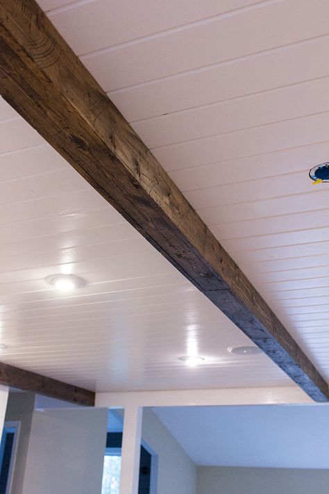 Beams Ceiling, Ceiling Diy, Wooden Beam, Faux Beams, Faux Wood Beams, Wood Beam Ceiling, Diy Ceiling, Diy Holz, Diy Remodel