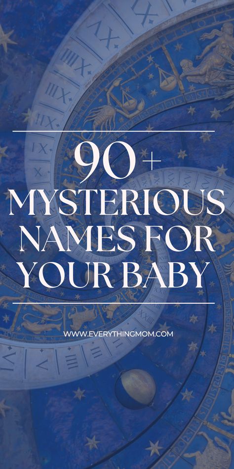 Are you searching for a name that resonates with mystery and charm? Look no further! Our list of 92 mysterious names for your baby is designed to unlock the magic within. These enchanting names evoke images of fairytales and legends, providing unique options for your little one. Whether you prefer a name with a deep historical significance or one that whispers adventure, these mysterious baby names will inspire your imagination. Check them out and find the name that feels just right! Mystic Names, Mysterious Names, Mystical Names, Strong Baby Names, Meaningful Baby Names, Baby Names, The Magic, Fairy Tales, Feelings