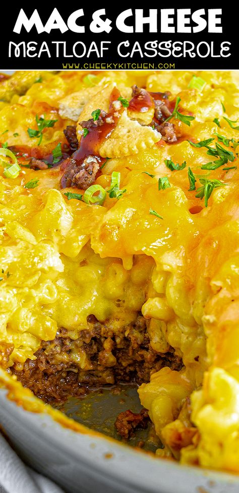 Meatloaf With Mac And Cheese Inside, Man And Cheese Meatloaf Casserole, Max And Cheese Meatloaf Casserole, Paula Dean Mac And Cheese Meatloaf Casserole, Mac And Cheese Meatloaf Casserole Easy, Mac & Cheese Meatloaf Casserole, Cheesy Loaded Meatloaf Casserole, Meatloaf And Mac And Cheese Casserole, Mac And Cheese Meatloaf Casserole Recipe