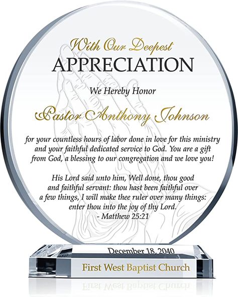 Pastor Quotes Thank You, Pastor Appreciation Poems, Volunteer Appreciation Quotes, Pastor Appreciation Quotes, Church Gifts Ideas, Pastor Quotes, Abc Bible Verses, Pastor Appreciation Month, Pastor Appreciation Day