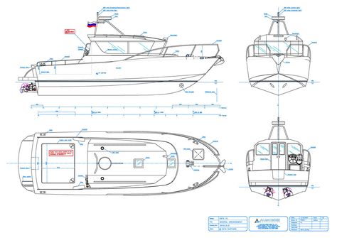 Boat Blueprint, Small Motor Boat, Bowrider Boats, Blueprint For 3d Modeling, Model Boat Plans, Lobster Boat, Motor Boat, Cruise Boat, Tug Boats