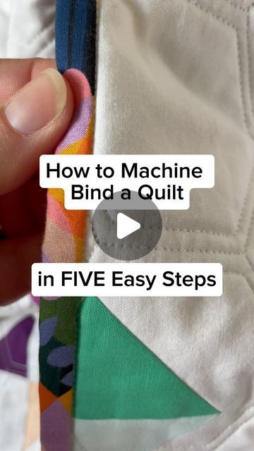 In The Ditch Quilting, Machine Binding, Binding Tutorial, Quilt Binding, Hand Stitch, Quilting For Beginners, Quilt Pattern, Modern Quilts, Game Changer