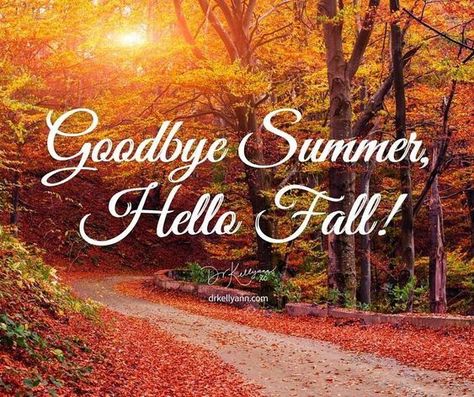 Cricut Decorations, Hello Fall Quotes, Goodbye Summer Hello Fall, Neuer Monat, First Day Of Autumn, Coffee Party, Goodbye Summer, Fall Images, Autumn Scenes