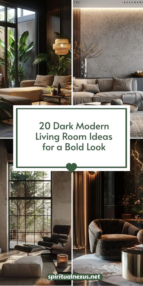 Upgrade your living room with bold, dark modern designs. From striking accent walls to deep gray furniture, these ideas blend contemporary elegance with a moody aesthetic. Perfect for achieving a luxurious, sophisticated space that feels cozy yet modern. Get inspired to transform your living area today! #darkmodernlivingroomideas #modernluxury #darklivingroomideasmodernaccentwall Dark Modern Living Room, Modern Living Room Ideas Luxury, Room Ideas Luxury, Living Room Inspiration Modern, Dark And Cozy, Modern Victorian Decor, Room Inspiration Aesthetic, Dark Living Room Ideas, Living Room Ideas Luxury