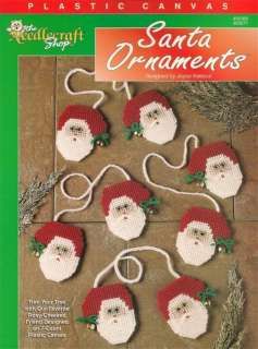 PLASTIC CANVAS PATTERN SANTA ORNAMENTS Wall Hanging Quilt, Canvas Ornaments, Plastic Canvas Pattern, Plastic Canvas Ornaments, Heart Christmas, Christmas Wall Hangings, Plastic Canvas Christmas, Plastic Canvas Patterns Free, Plastic Bottle Crafts