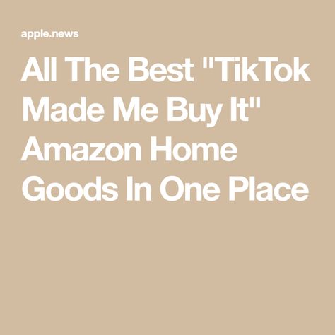 All The Best "TikTok Made Me Buy It" Amazon Home Goods In One Place Skin Icing, Tiktok Made Me Buy It, Style Tiktok, Amazon Jungle, Plastic Rings, Prime Day, Amazon Home, All About Eyes, Beauty Trends