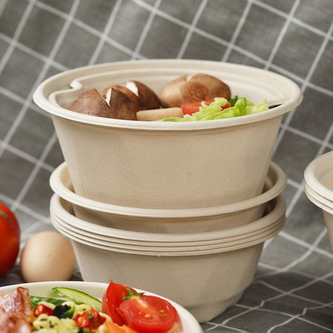 Diamond design bagasse bowl for food delivery. #watsonpak #watsonpackaging #biodegradable #disposable #fooddelivery #youth #uae #qatar #highlights Bagasse Packaging, Salad Bowl Packaging, Disposable Bowls For Soup, Eco Packaging, Paper Bowls, Sustainable Food, Food Delivery, Food Containers, Diamond Design