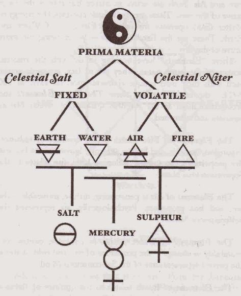 The Four Elements of Alchemy - World Mysteries Blog Philosophers Stone Tattoo, Philosophers Stone Alchemy, Alchemy Art Illustrations, Alchemy Illustration, The Philosophers Stone, Esoteric Symbols, Philosopher's Stone, Alchemic Symbols, Philosophers Stone