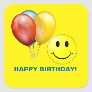 Happy Birthday Words Fonts, Happy Face Symbol, Happy Birthday Smiley, Birthday Smiley Face, Smiley Stickers, Birthday Smiley, Happy Birthday Stickers, Happy Birthday For Him, Son Birthday Quotes