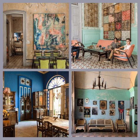 Cuban Home Style Guide Cuban Interior Design, Cuban Interior, Cuban Decor, Colonial Interior Design, Old Havana, Cuban Culture, Colonial Interior, Sitting Chair, Colonial Furniture