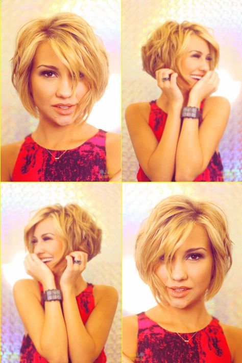 i wish i could be as gorgeous as her                                                                                                                                                                                 More Chelsea Kane Hair, Brown Haircut, Short Bob Cut, Chelsea Kane, Hair Short Bob, Layered Short, Thick Wavy Hair, Kane Brown, Cute Short Haircuts