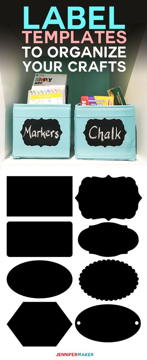 Free Label Templates to Organize Your Craft Supplies! | craft room organization | free printable labels | labels printables free | chalkboard labels | editable labels Craft Room Labels, Ultimate Craft Room, Labels Printables, Printable Label Templates, Free Label Templates, Craft Label, Baby Room Organization, Organizing Labels, Chalkboard Labels