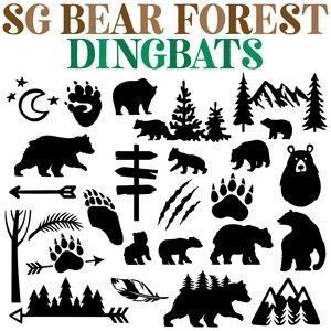 Canada Tattoo, Dingbat Fonts, Bear Tattoos, Bear Tattoo, Silhouette Clip Art, Wood Burning Crafts, Wood Burning Patterns, Bear Decor, Bear Pictures