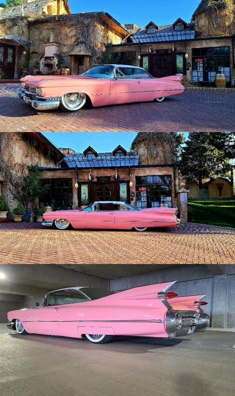 1959 Cadillac De Ville 1959 Pink Cadillac, Old Cadillac, Cadillac Car, Pink Cars, Classic Cadillac, 1959 Cadillac, Luxury Car Brands, Car Experience, Pink Cadillac