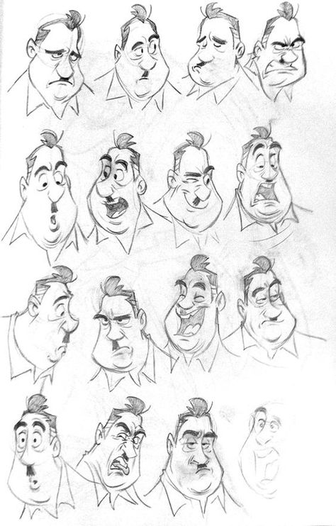 Expressive Cartoon Faces, Disney Expression Sheet, Facial Expressions Character Design, Cartoon Expressions Faces, Cartoon Facial Expressions, Disney Expressions, Character Expressions, Cartoon Faces Expressions, Facial Expressions Drawing