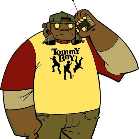 Russel Gorillaz Phase 1, Russel Phase 1, Gorillaz Russel, Gorillaz Art Style, Russel Gorillaz, Gorillaz Fan Art, Russel Hobbs, Monkeys Band, Gorillaz Art