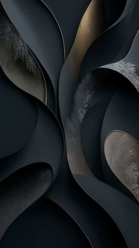 Discover a stunning high-resolution black wallpaper aesthetic that embodies elegance and sophistication. Intricate abstract patterns blend seamlessly into deep black hues, enriched with subtle gradients of charcoal and midnight tones. Muted metallic accents and delicate textures create a luxurious backdrop perfect for inspiring creativity and calmness. Ideal for serene and sophisticated settings. #BlackWallpaper #AestheticBackground #ElegantDesign #LuxuryDecor Delicate Wallpaper Iphone, Deep Colors Aesthetic, Black Luxury Wallpaper, Black White Aesthetic Wallpaper, Elegant Wallpaper Iphone, Black Wallpaper Aesthetic, Metal Wallpaper, High Resolution Wallpaper, Iphone Wallpaper Texture