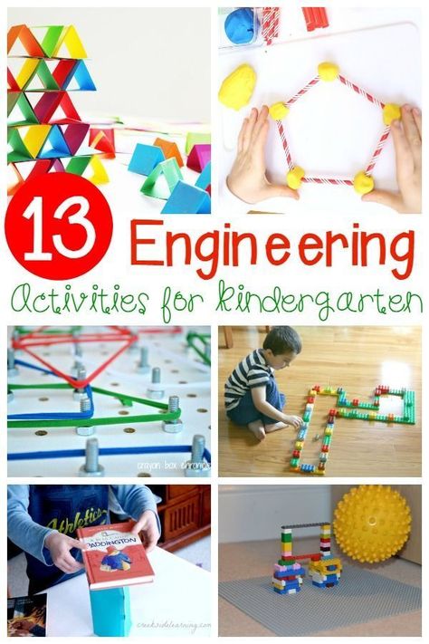 A must-try collection of hands-on, educational, and FUN engineering activities for kids! Such great STEM activities for Kindergarten! #STEM #engineeringforkids #handsonlearning #kindergarten Stem Activities For Kindergarten, Engineering Activities For Kids, Stem Engineering Activities, Stem Activities Kindergarten, Ideas For Kindergarten, Stem Activities Preschool, Kindergarten Stem, Stem Engineering, Steam Ideas