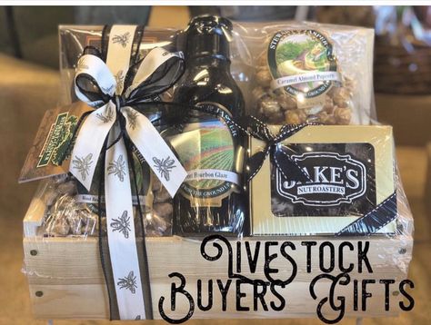 4h Buyers Gift Ideas, Bingo Ideas, Thank You Baskets, 4h Ideas, Ffa, Bingo, Gift Baskets, 4 H, Diy Gift