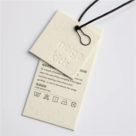 Hang Tags Clothing, Hang Tag Design, Small Business Packaging Ideas, New China, Ticket Design, Design Clothing, Bold Logo, Fashion Tag, Factory Design