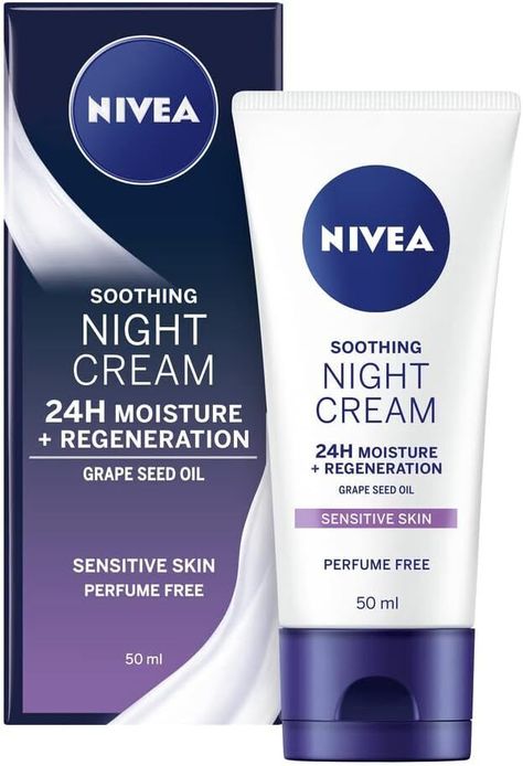 New! NIVEA Sensitive Night Cream (50 ml), Face for Skin with...  was just added to eBay. Check it out! #eBay #eBaySeller Regular Skin Care Routine, Skin Lightener, Face Cream Best, Proper Skin Care, Best Skin Care Routine, Dry Skin Patches, Face Wrinkles, Skin Care Shopping, Skin Blemishes