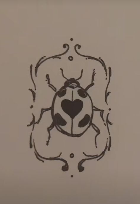 Bugs Drawing, Ladybug Tattoo, Unique Tattoo Ideas, Lady Bug Tattoo, Bug Tattoo, Handpoke Tattoo, Unique Tattoo, Arte Inspo, American Traditional Tattoo