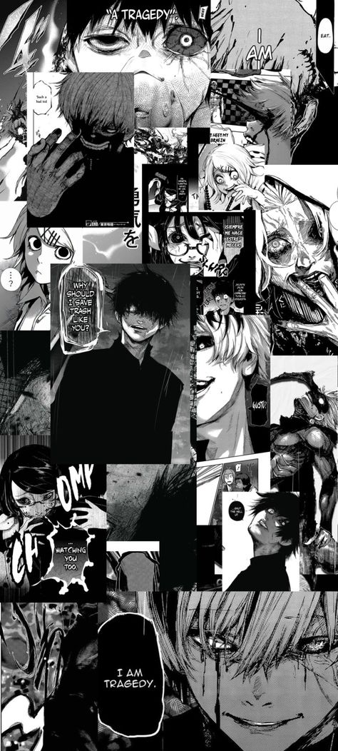 Idk I'm only on vol. 10 lmaooooo Tokyo Ghoul Wallpapers Iphone, Black Aesthetic Collage Wallpaper, Tokyo Ghoul Wallpapers Aesthetic, Tokyo Ghoul Background, Iphone Wallpaper Tokyo Ghoul, Anime Cinematic, Tokyo Ghoul Wallpaper, Kindle Wallpaper, Tokyo Ghoul Funny