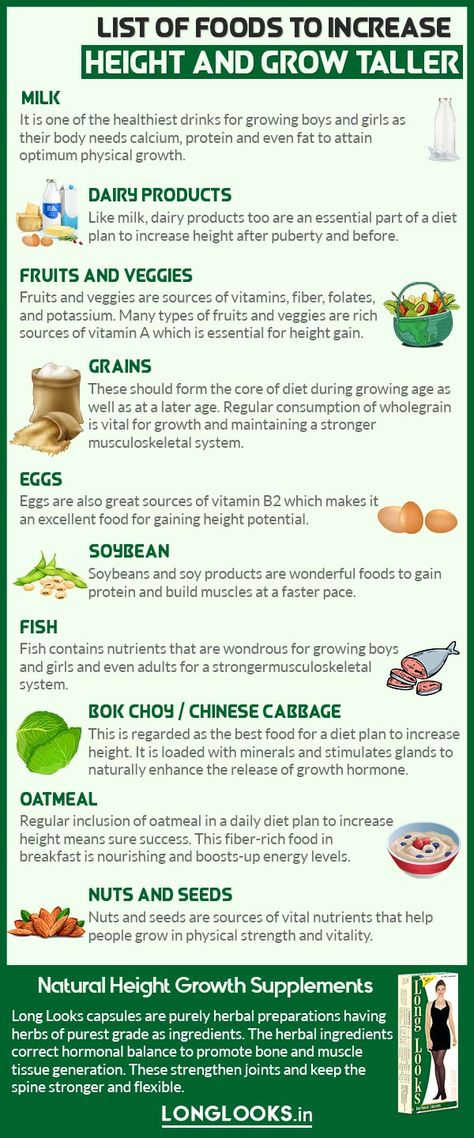 List of Foods that Help You Grow Taller How To Become Tall, List Of Healthy Foods, Tips To Increase Height, Get Taller Exercises, Growing Taller, Height Grow, How To Get Tall, Grow Taller Exercises, Taller Exercises