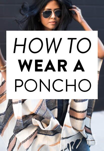 Shawl Outfit Winter, Black Poncho Outfit, Pancho Outfit, Poncho Outfit Winter, Poncho Outfit Fall, How To Wear Poncho, How To Style A Poncho, Poncho With Belt, Poncho Winter