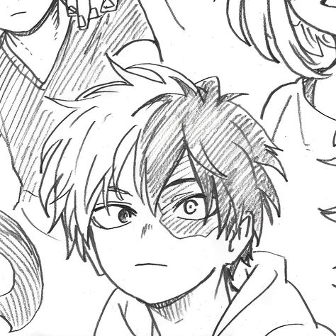 Mha Fanart, 얼굴 그리기, My Hero Academia Shouto, Character References, Anime Stuff, My Hero Academia Manga, Low Quality, Anime Sketch, Art References