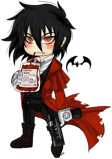 Alucard Hellsing Chibi-so stinkin' cute!! Hellsing Ultimate Anime, Hellsing Alucard, Chibi Characters, Cute Chibi, An Anime, Manga Comics, Dracula, Anime Demon, Me Me Me Anime