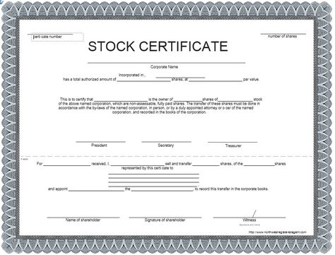 12 Free Sample Stock Shares Certificate Templates With Regard To Printable Stock Certificate Template Word Certificate Images, Blank Certificate Template, Blank Certificate, Free Certificate Templates, Stock Certificates, Certificate Of Appreciation, Printable Certificates, Gift Certificate Template, Certificate Programs