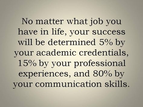 Your Success will be 80% determined by your communications skills. Skills Quote, Communication Quotes, Provoking Quotes, Effective Communication Skills, Top Quotes, Business Communication, Leadership Quotes, Soft Skills, Motivational Quotes For Success