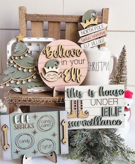 Laser Cut Christmas Ideas Free Glowforge Files, Diy Teir Trays, Glowforge Spark Projects, Laser Files Free, Laser Cut Baby Gifts, Laser Cut Christmas Ideas, Christmas Laser Ideas, Laser Svg Files, Laser Craft Ideas